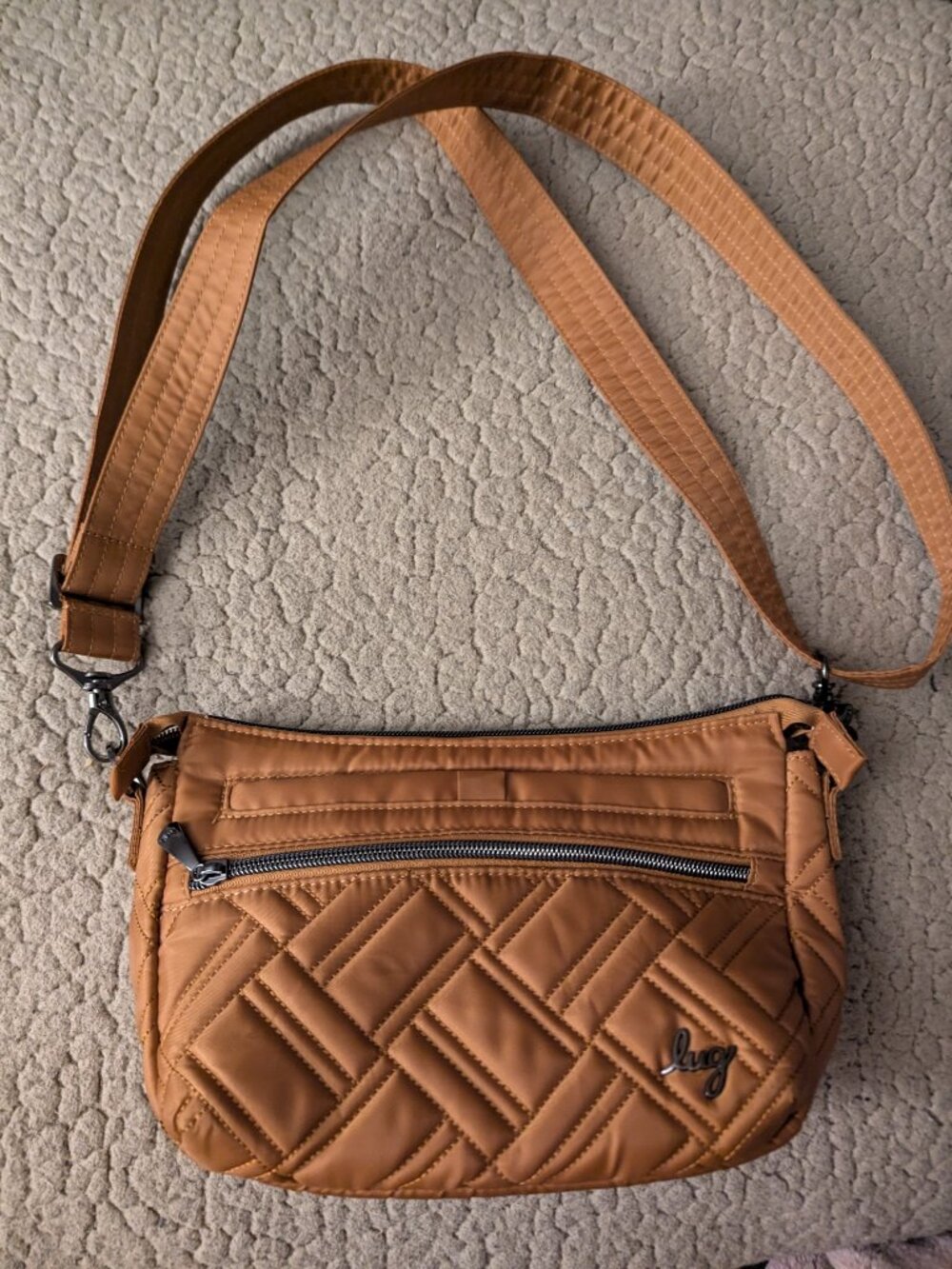 LUG Dash Classic Crossbody - Cappuccino/North Star Cream. - Picture 2 of 6